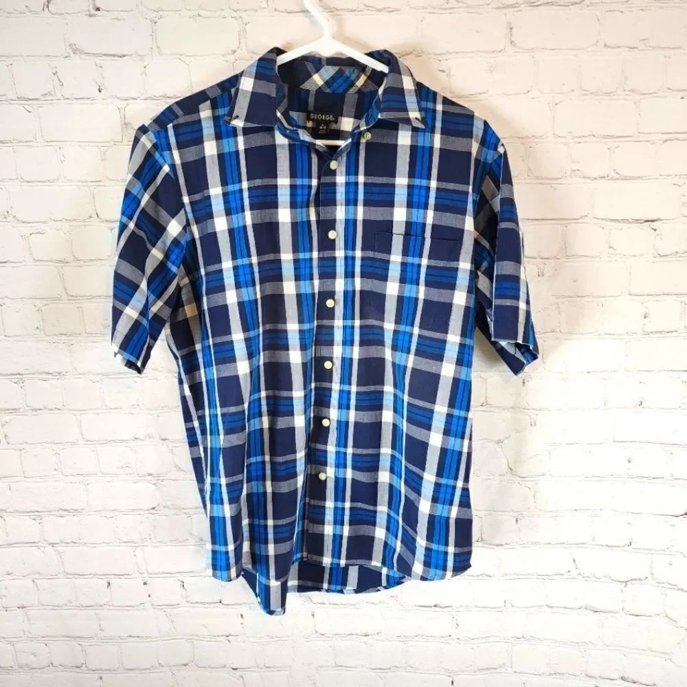 Men's George button down shirt, size Medium